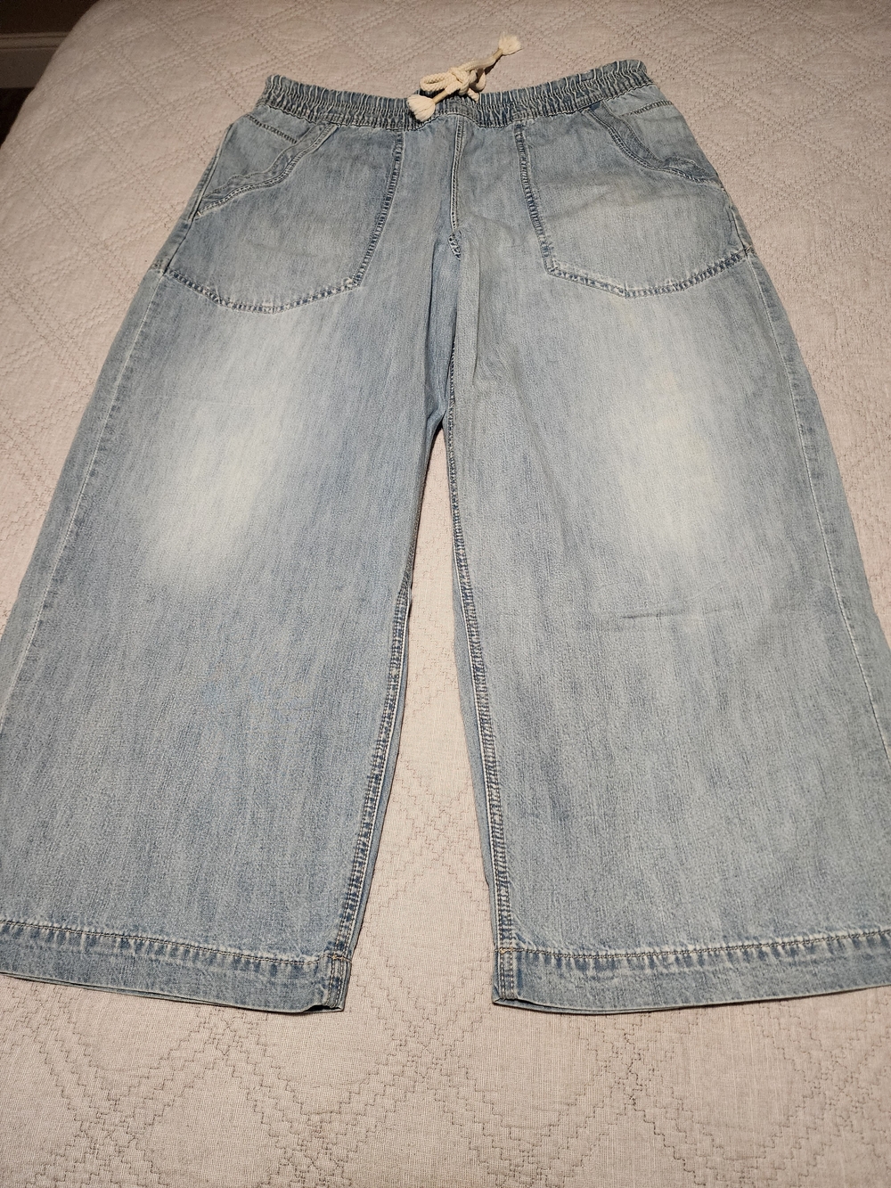 We The Free Light Blue Straight Leg Jeans - Women's